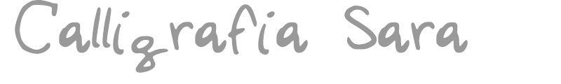 Calligrafia Sara